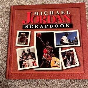 Michael Jordan Basketball Scrapbook hard cover